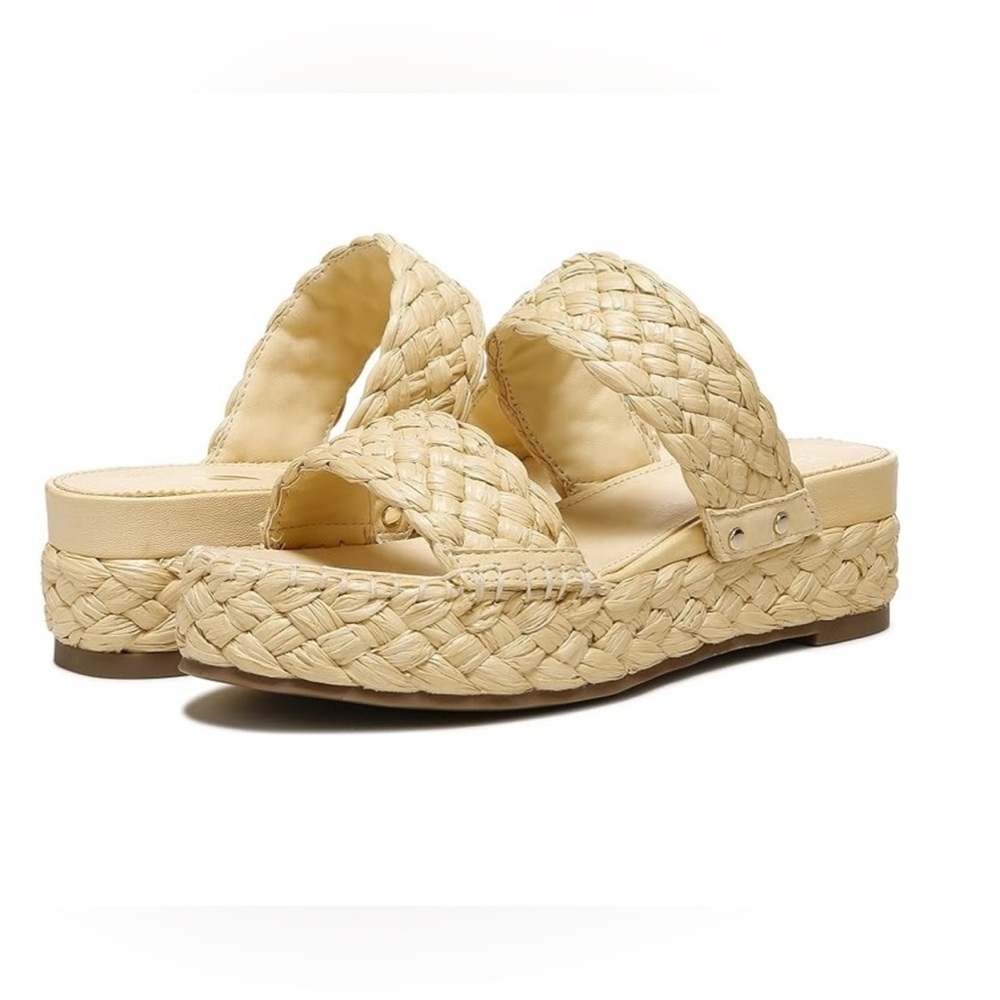 New Franco Sarto Opal Platform Slide Sandal Size 7